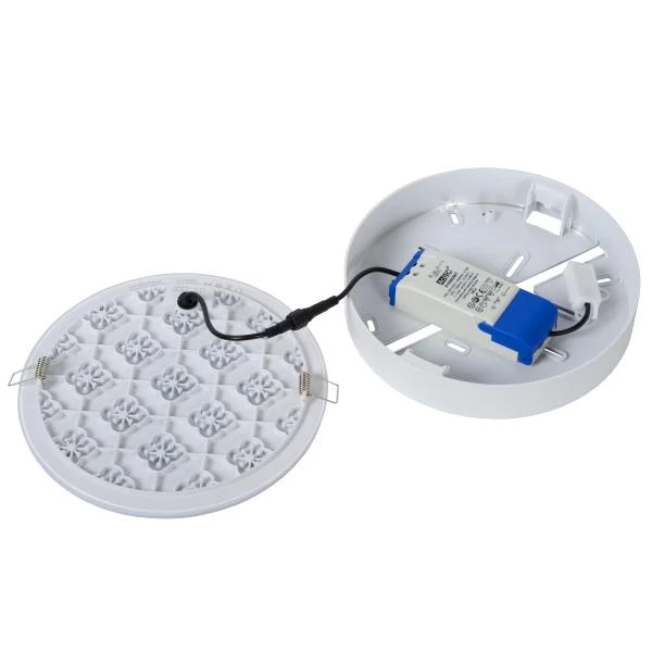 Lucide CERES-LED - Deckenleuchte Badezimmer - Ø 21,5 cm - LED Dim. - 1x30W 3000K - IP44 - Weiß - Detail 3